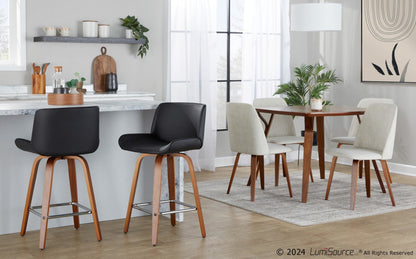 Majestic Office Furniture 25" Fixed-Height Counter Stool - Set of 2