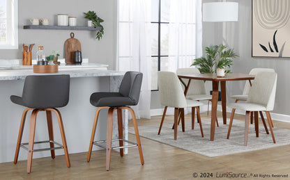 Majestic Office Furniture 25" Fixed-Height Counter Stool - Set of 2
