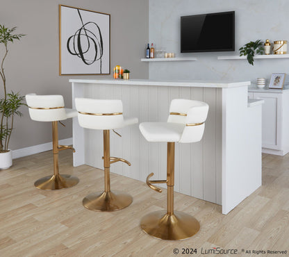Majestic Office Furniture Adjustable Barstool - Set of 2