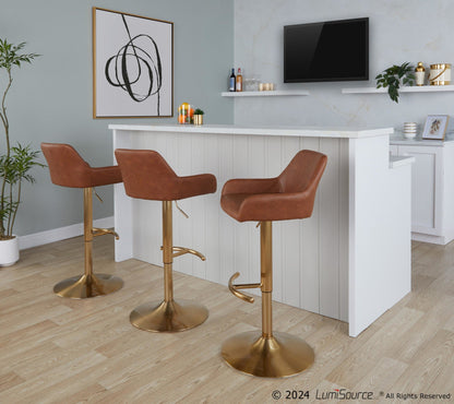 Majestic Office Furniture Adjustable Barstool - Set of 2