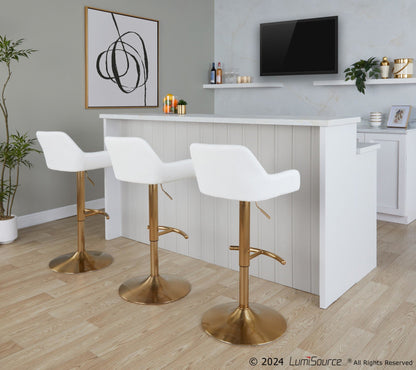 Majestic Office Furniture Adjustable Barstool - Set of 2