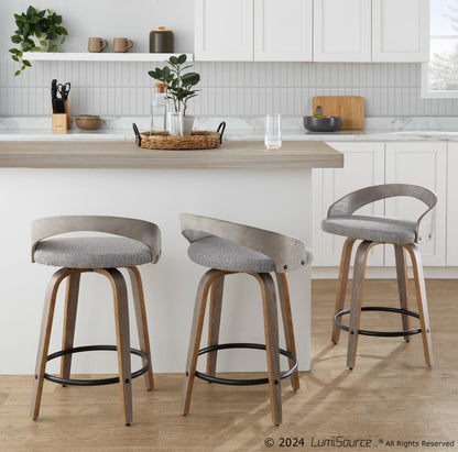 Majestic Office Furniture 24" Fixed-Height Counter Stool - Set of 2