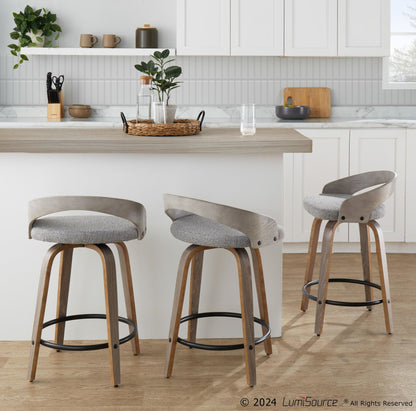 Majestic Office Furniture 24" Fixed-Height Counter Stool - Set of 2