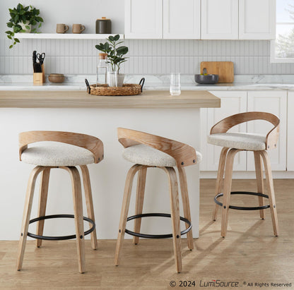 Majestic Office Furniture 26" Fixed-Height Counter Stool - Set of 2