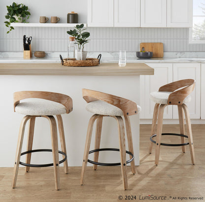 Majestic Office Furniture 26" Fixed-Height Counter Stool - Set of 2