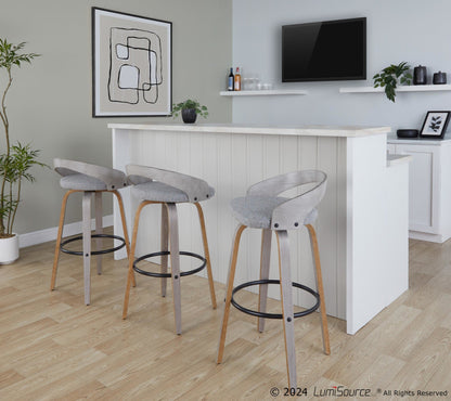 Majestic Office Furniture 30" Fixed-Height Barstool - Set of 2