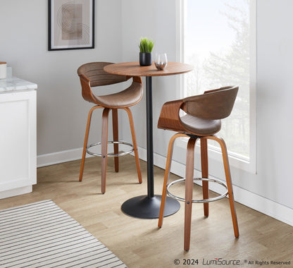 Majestic Office Furniture 30" Fixed-Height Barstool - Set of 2