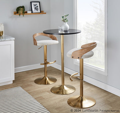 Majestic Office Furniture Adjustable Barstool - Set of 2