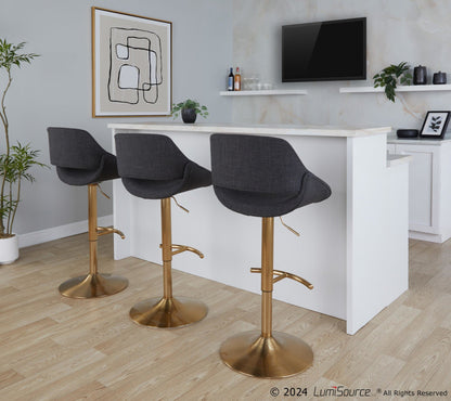 Majestic Office Furniture Adjustable Barstool - Set of 2