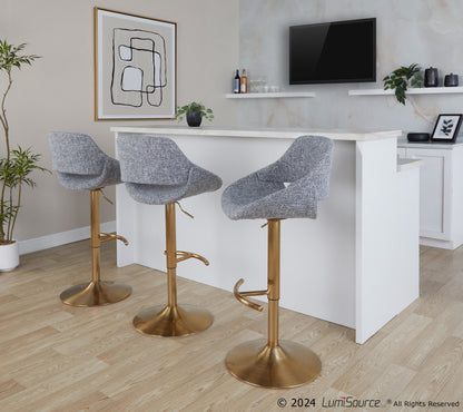 Majestic Office Furniture Adjustable Barstool - Set of 2