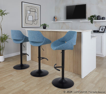 Majestic Office Furniture Adjustable Barstool - Set of 2