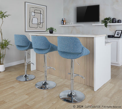 Majestic Office Furniture Adjustable Barstool - Set of 2