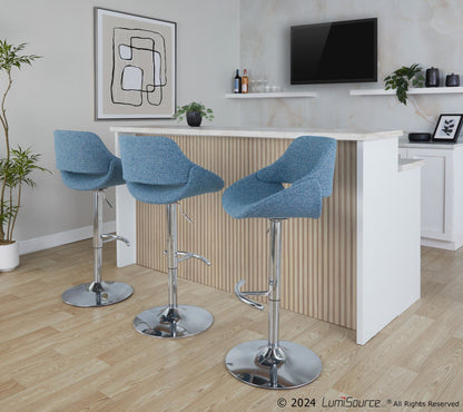 Majestic Office Furniture Adjustable Barstool - Set of 2