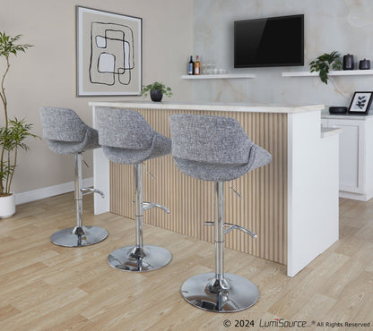 Majestic Office Furniture Adjustable Barstool - Set of 2