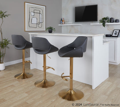 Majestic Office Furniture Adjustable Barstool - Set of 2