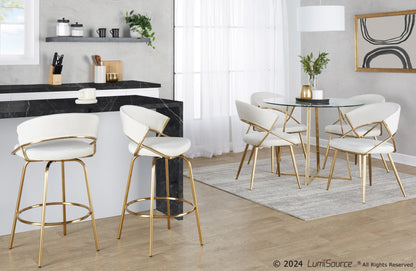 Majestic Office Furniture 26" Fixed-Height Counter Stool - Set of 2