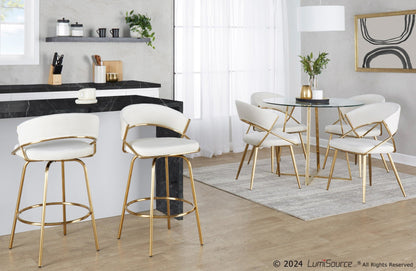 Majestic Office Furniture 26" Fixed-Height Counter Stool - Set of 2