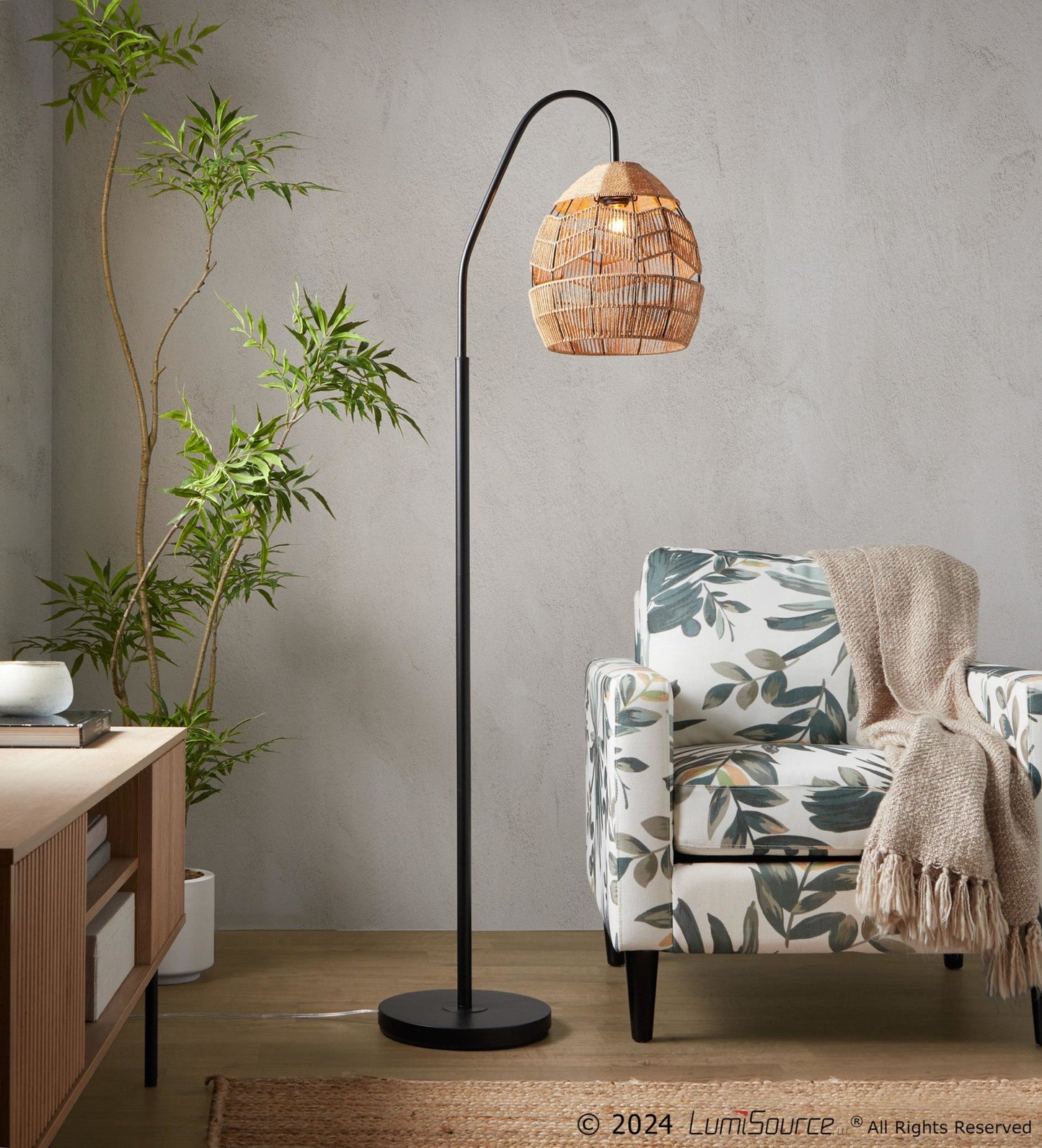 Majestic Office Furniture 64" Metal Floor Lamp