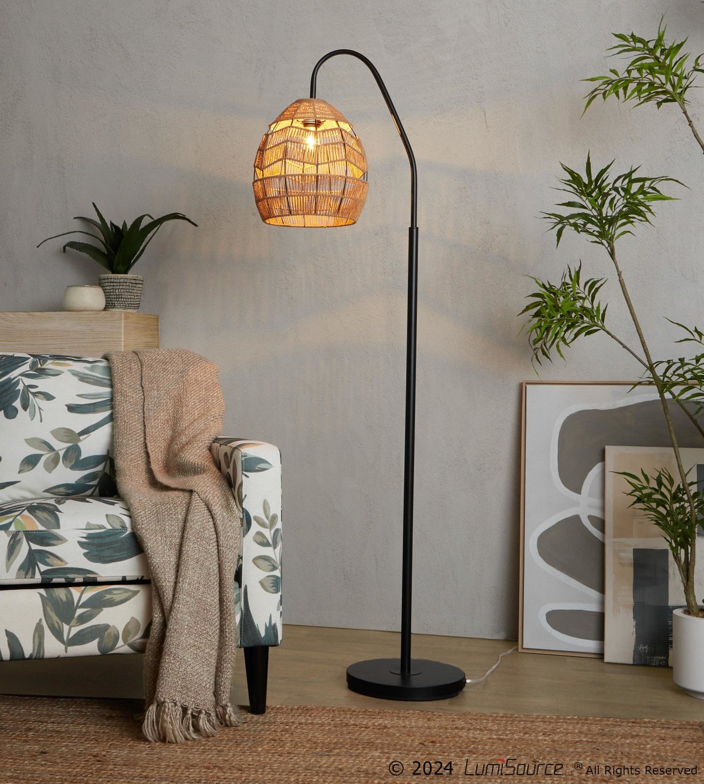 Majestic Office Furniture 64" Metal Floor Lamp