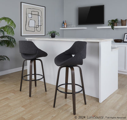 Majestic Office Furniture 30" Fixed-Height Barstool - Set of 2