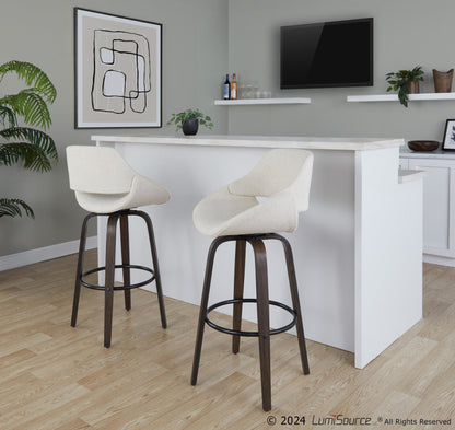 Majestic Office Furniture 30" Fixed-Height Barstool - Set of 2