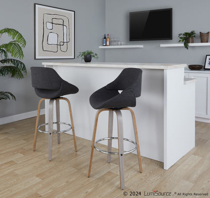Majestic Office Furniture 30" Fixed-Height Barstool - Set of 2