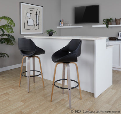 Majestic Office Furniture 30" Fixed-Height Barstool - Set of 2