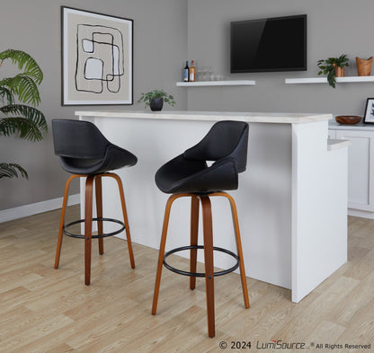 Majestic Office Furniture 30" Fixed-Height Barstool - Set of 2