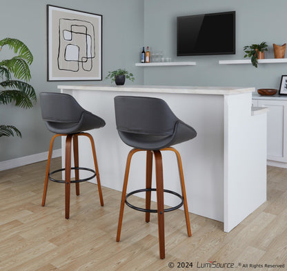 Majestic Office Furniture 30" Fixed-Height Barstool - Set of 2