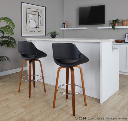 Majestic Office Furniture 30" Fixed-Height Barstool - Set of 2