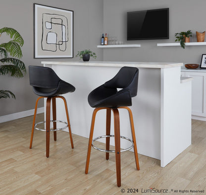 Majestic Office Furniture 30" Fixed-Height Barstool - Set of 2