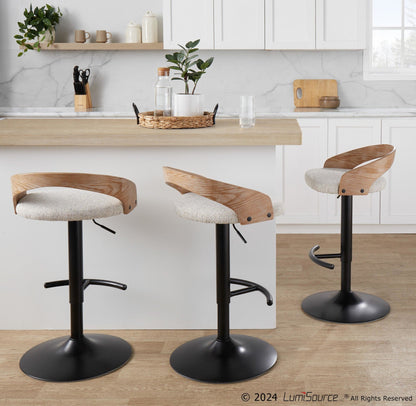 Majestic Office Furniture Adjustable Barstool