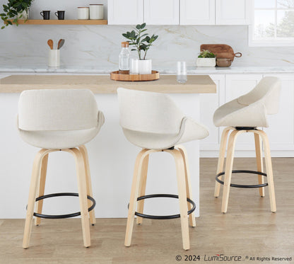Majestic Office Furniture 26" Fixed-Height Counter Stool - Set of 2