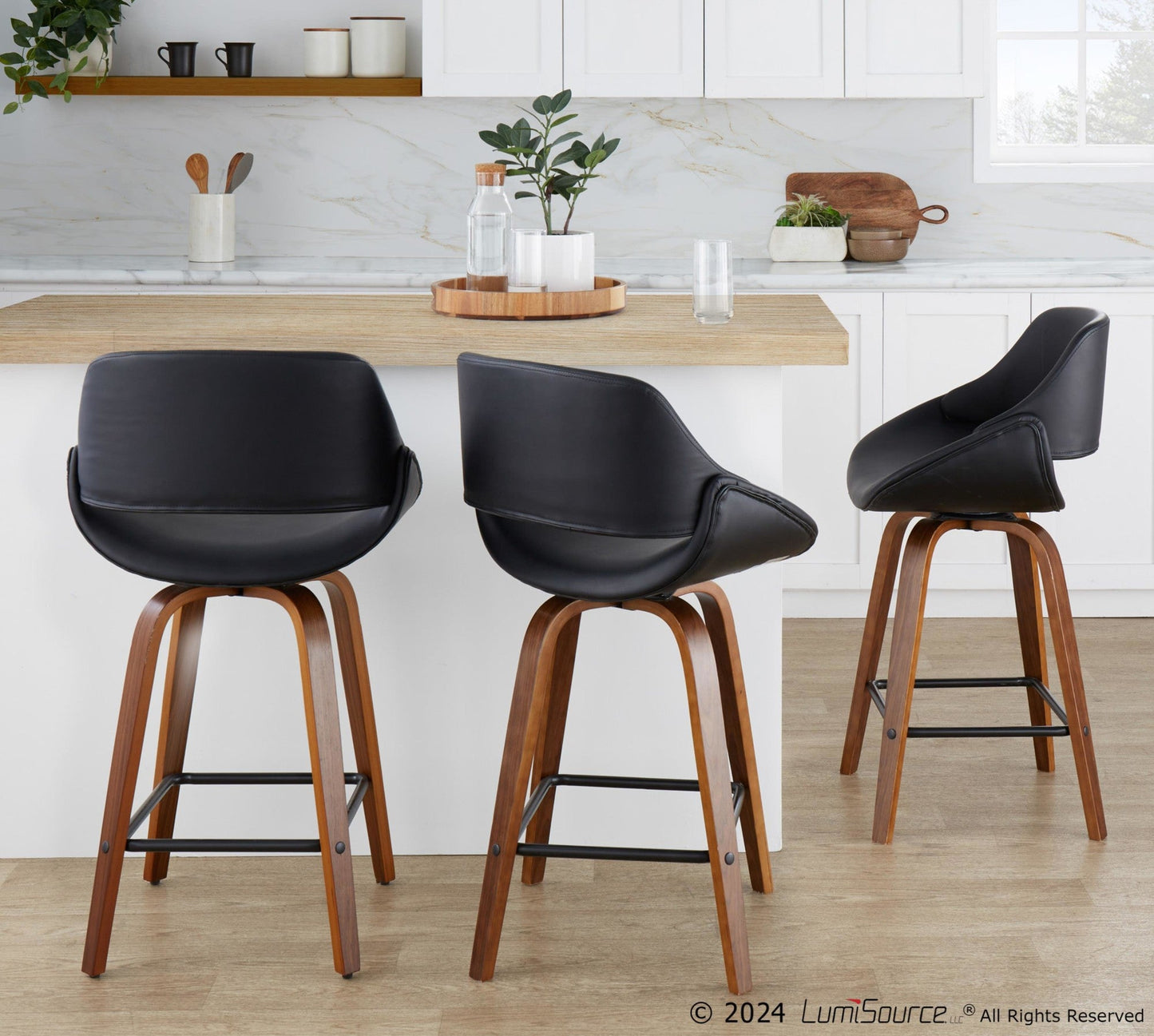Majestic Office Furniture 26" Fixed-Height Counter Stool - Set of 2