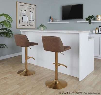 Majestic Office Furniture Adjustable Barstool - Set of 2