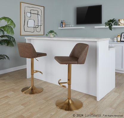 Majestic Office Furniture Adjustable Barstool - Set of 2