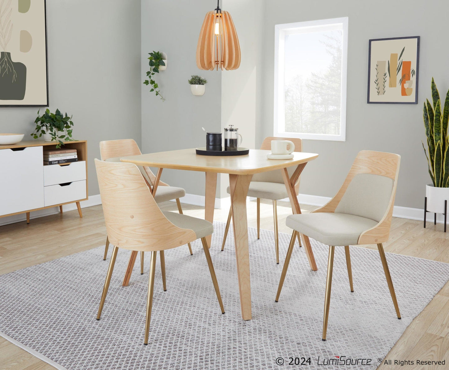 Lumisource Anabelle Chair - Set of 2