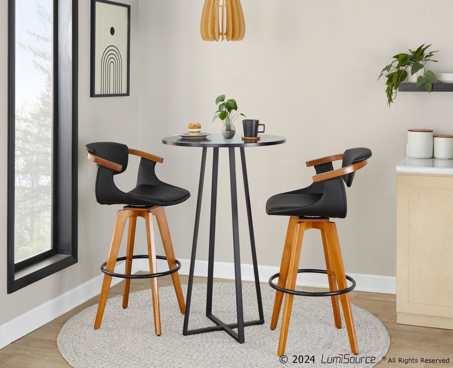 Majestic Office Furniture 29" Fixed-Height Barstool