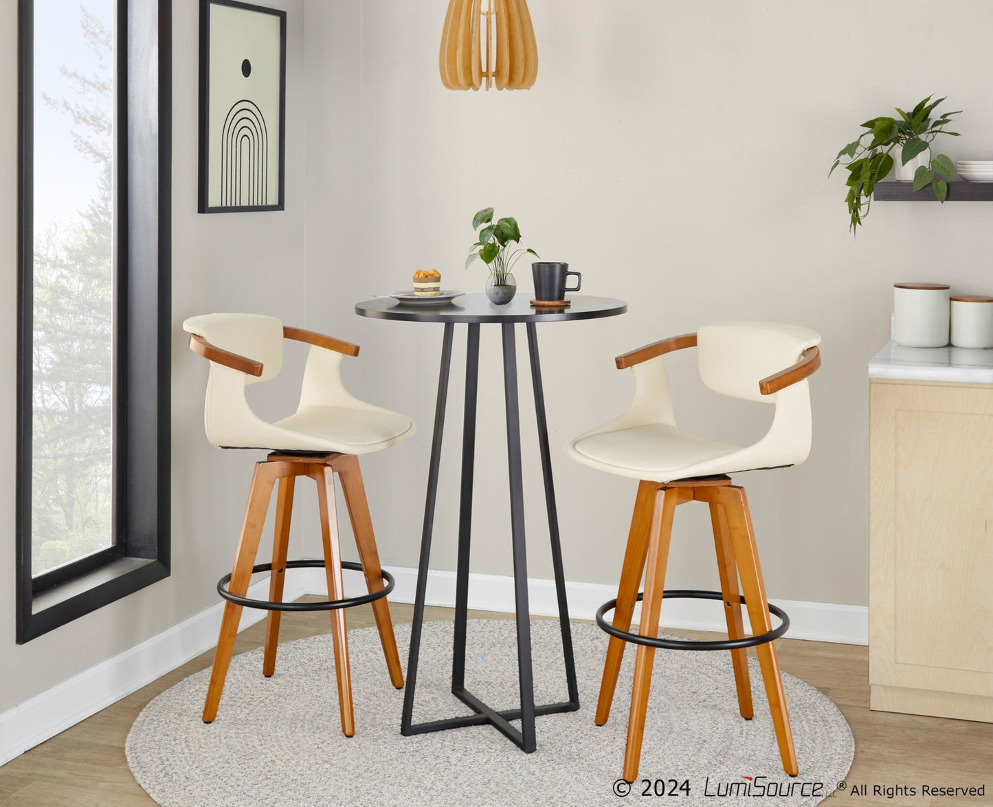 Majestic Office Furniture 29" Fixed-Height Barstool