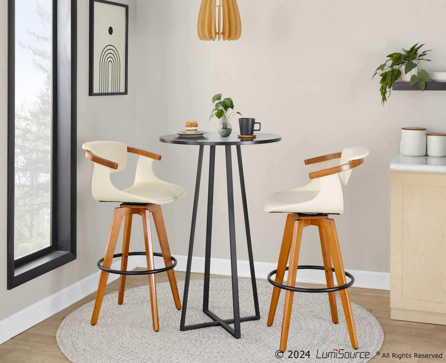 Majestic Office Furniture 29" Fixed-Height Barstool