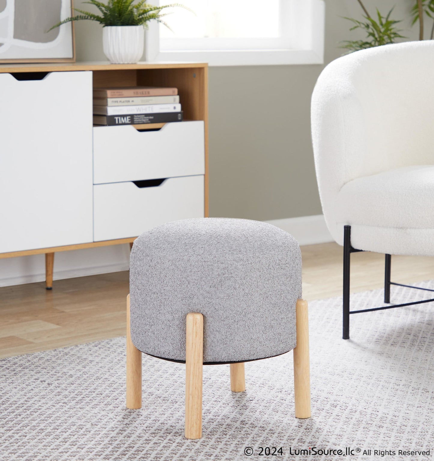 Lumisource Michelle Terry Ottoman