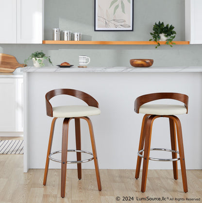 Majestic Office Furniture 30" Fixed-Height Barstool - Set of 2
