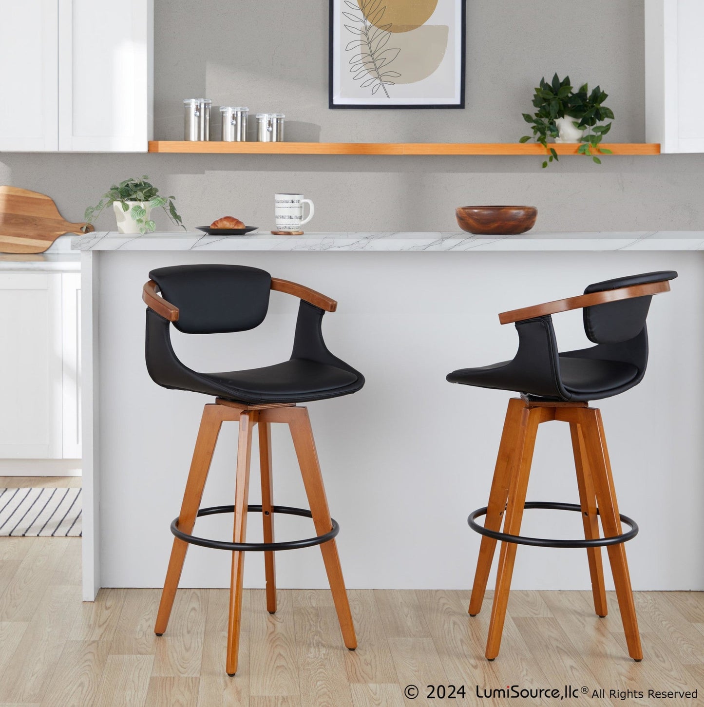 Majestic Office Furniture 29" Fixed-Height Barstool