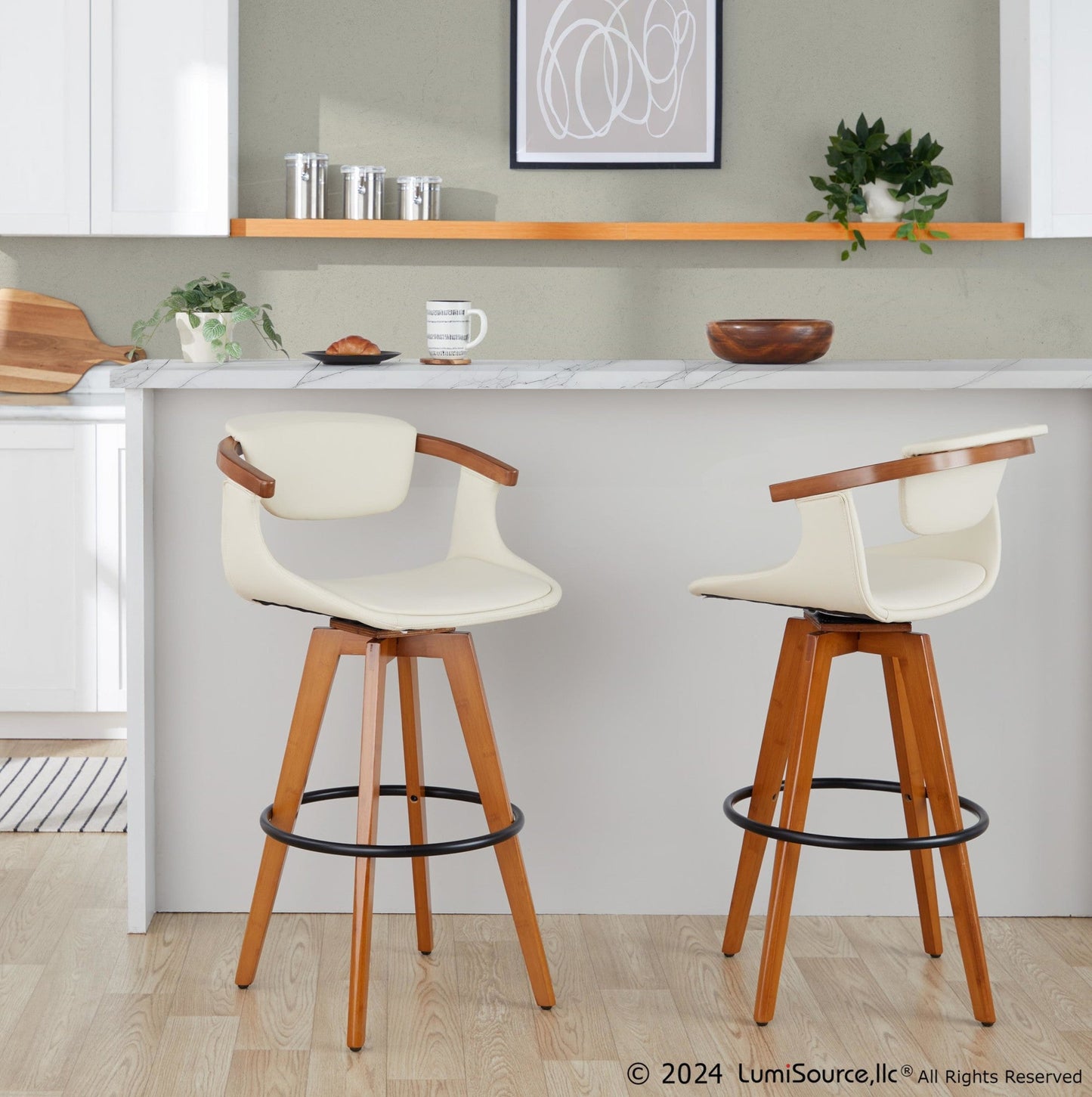 Majestic Office Furniture 29" Fixed-Height Barstool