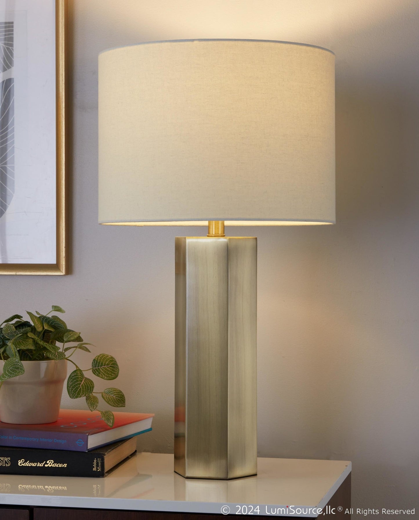Majestic Office Furniture 26" Metal Table Lamp - Set of 2