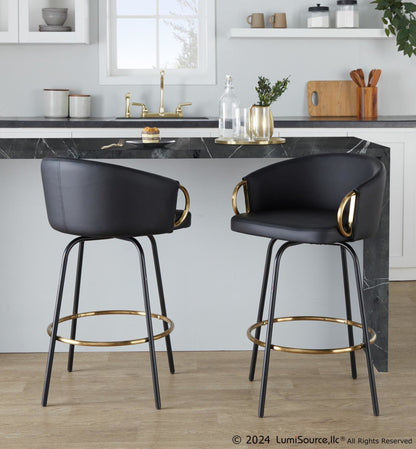 Majestic Office Furniture 26" Fixed-Height Counter Stool - Set of 2