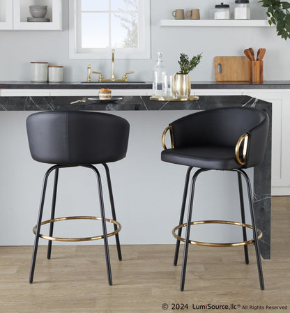 Majestic Office Furniture 26" Fixed-Height Counter Stool - Set of 2