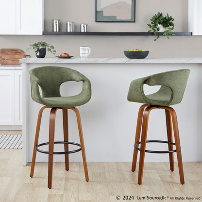 Majestic Office Furniture 30" Fixed-Height Barstool - Set of 2