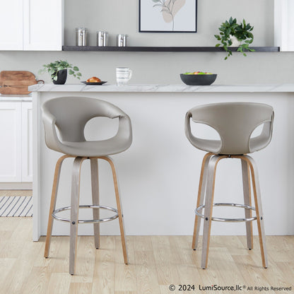Majestic Office Furniture 30" Fixed-Height Barstool - Set of 2