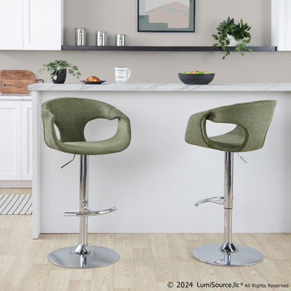 Majestic Office Furniture Adjustable Barstool - Set of 2
